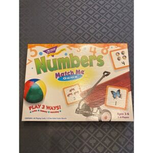 Trend Numbers Match Me Game Educational Learning Fun Ages 3-6 1-8 Players